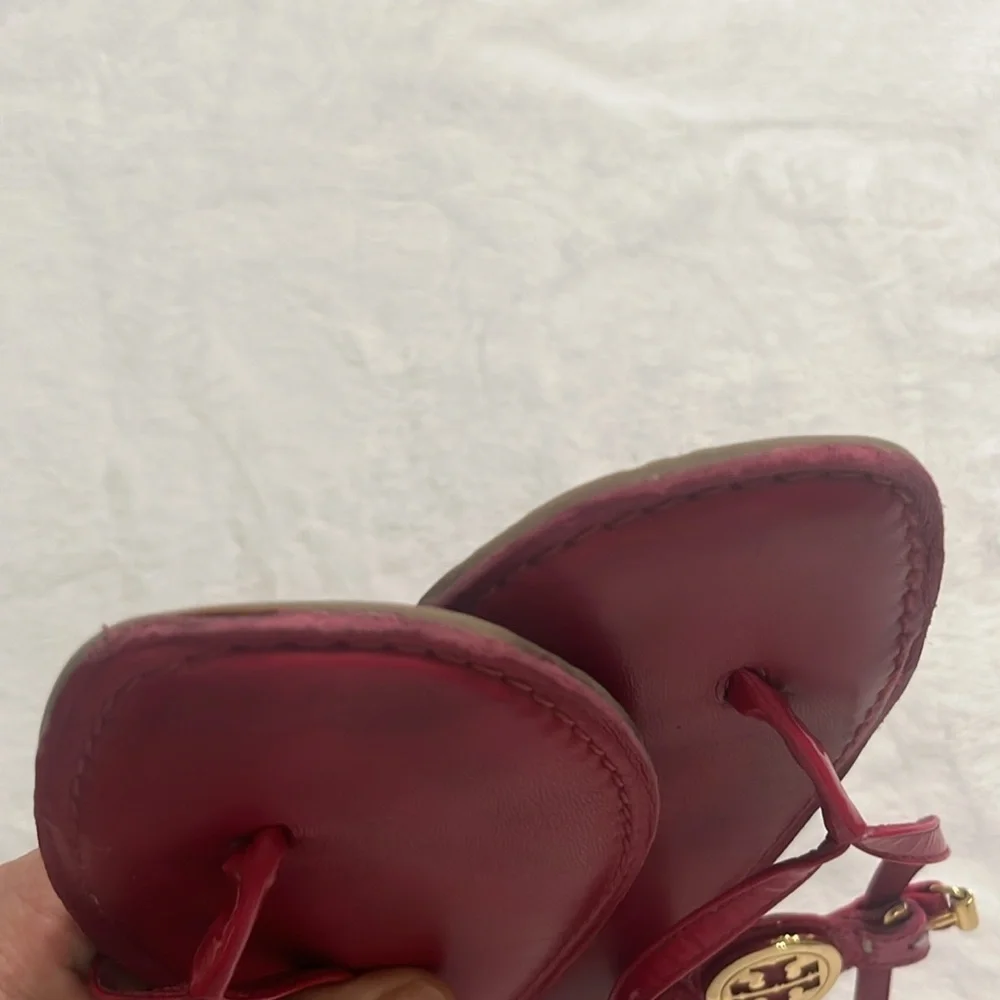 Tory Burch Cherry Red Sandals - Picture 8 of 9